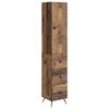 vidaXL Szekr&eacute;ny szett 2 db 34,5 x 34,5 x 90 cm Szerelt Fa Antik Fa
