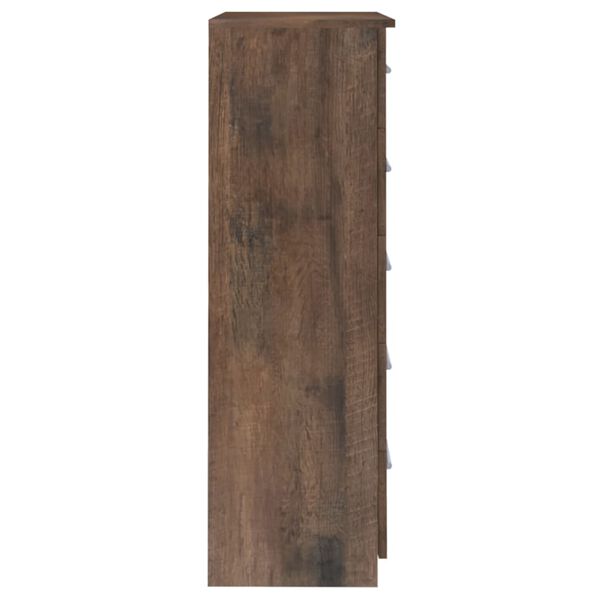 vidaXL f&uuml;st&ouml;s t&ouml;lgy sz&iacute;nű forg&aacute;cslap fi&oacute;kos szekr&eacute;ny 71 x 35 x 108 cm