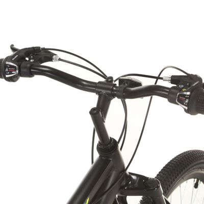 vidaXL 21 sebességes fekete mountain bike 27,5 hüvelykes kerékkel 38cm