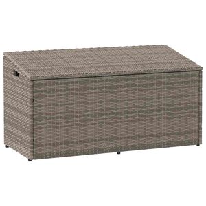 vidaXL sz&uuml;rke polyrattan kerti t&aacute;rol&oacute;l&aacute;da 110 x 50 x 58 cm