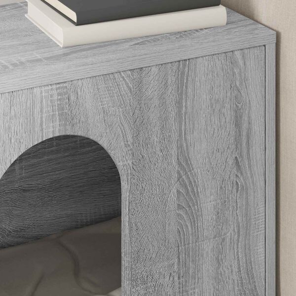 vidaXL Macska H&aacute;z Sz&uuml;rke Sonoma 51 x 30 x 52 cm Faanyag