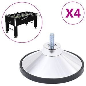 vidaXL 4 db kr&oacute;m M10 csocs&oacute;asztal l&aacute;b