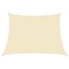 vidaXL kr&eacute;msz&iacute;nű HDPE napvitorla 160 g/m&sup2; 4/5 x 3 m