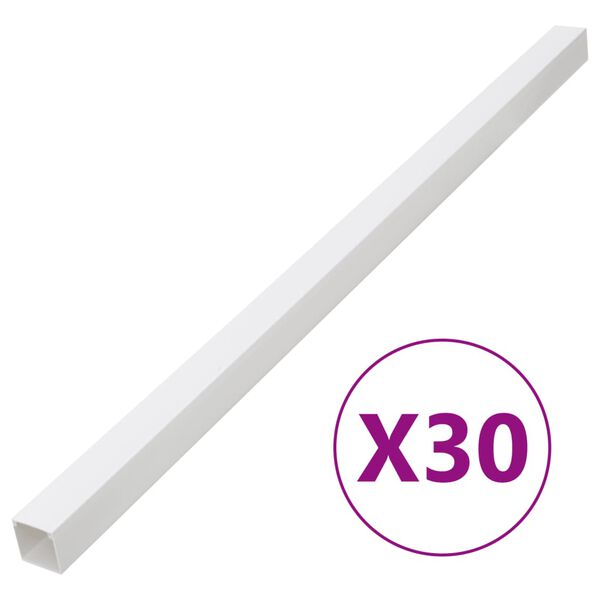 vidaXL PVC k&aacute;belcsatorn&aacute;k 100 x 60 mm 30 m
