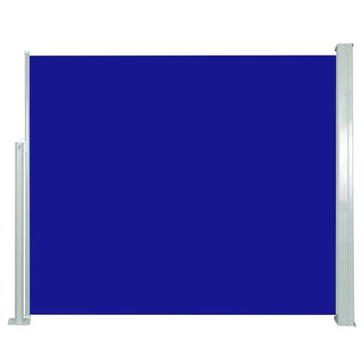 vidaXL kék behúzható oldalsó napellenző 120 x 300 cm