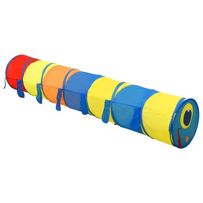 vidaXL többszínű poliészter gyerek-játszóalagút 245 cm