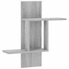 vidaXL Falpolc Sz&uuml;rke Sonoma 59 x 17 x 63 cm Szerelt Fa