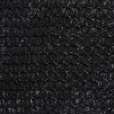 vidaXL fekete HDPE napvitorla 160 g/m² 3 x 3 x 4,2 m