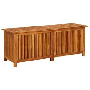 vidaXL t&ouml;m&ouml;r ak&aacute;cfa kerti t&aacute;rol&oacute;l&aacute;da 150 x 50 x 58 cm