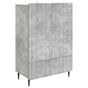 vidaXL Sz&eacute;f fi&oacute;kkal Betonsz&uuml;rke 66 x 34,5 x 97 cm Szerelt Fa