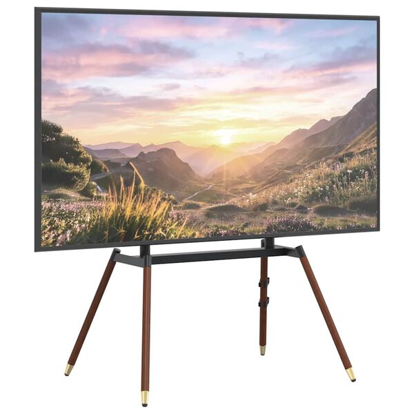 vidaXL 4 l&aacute;b&uacute; TV-&aacute;llv&aacute;ny 37"-86" k&eacute;pernyőh&ouml;z max VESA 400x600 mm 60 kg