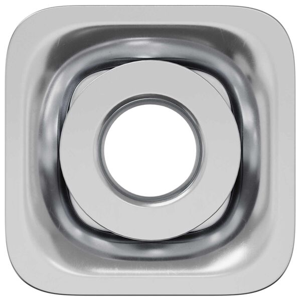 vidaXL Menetes csőbet&eacute;t 12 pcs Fekete &eacute;s Ez&uuml;st 15,8 x 15,8 x 22,5 mm