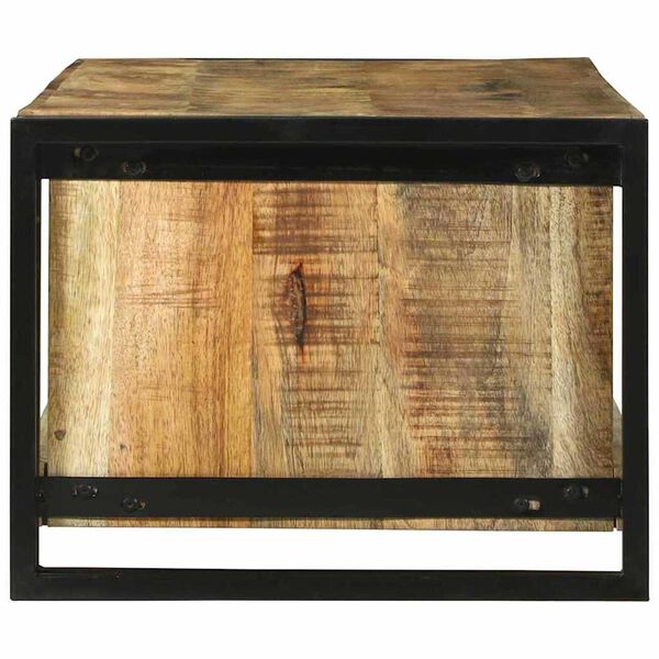 vidaXL Doh&aacute;nyz&oacute;asztal Barna 120 x 50 x 38 cm T&ouml;m&ouml;r Mang&oacute;f&aacute;t