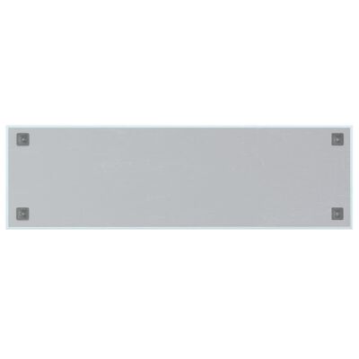 vidaXL fehér falra szerelhető edzett üveg mágnestábla 100 x 30 cm