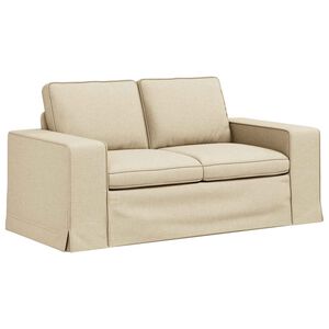 vidaXL Kanap&eacute; Kr&eacute;m 162 x 80 x 82 cm sz&ouml;vet