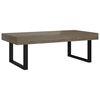 vidaXL sz&uuml;rke &eacute;s fekete MDF &eacute;s vas doh&aacute;nyz&oacute;asztal 120x60x40 cm