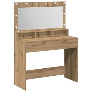 vidaXL &Ouml;lt&ouml;zk&ouml;dőasztal Artisan t&ouml;lgy 100 x 41 x 135 cm Szerelt Fa