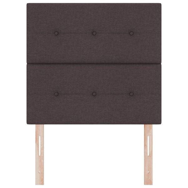 vidaXL Magass&aacute;g&aacute;ll&iacute;that&oacute; &aacute;gyfej fejt&aacute;ml&aacute;val S&ouml;t&eacute;t Barna 90 cm sz&ouml;vet