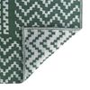 vidaXL Kültéri Szőnyeg ARAKIL Zöld és fehér 300 x 400 cm PP