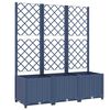 vidaXL k&eacute;ksz&uuml;rke PP r&aacute;csos kerti &uuml;ltetől&aacute;da 120 x 40 x 136 cm