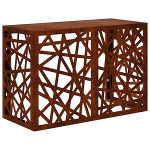 vidaXL L&eacute;gkondicion&aacute;l&oacute; Takar&oacute; Rozsd&aacute;s 90 x 40 x 60 cm