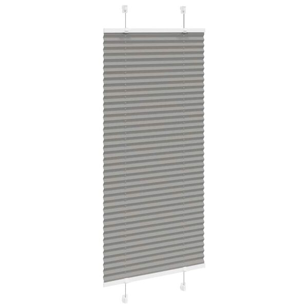 vidaXL plisz&iacute;rozott redőny antracit 55x150 cm sz&ouml;vetsz&eacute;less&eacute;g 54,4 cm