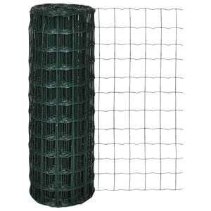 vidaXL Euro Fence z&ouml;ld ac&eacute;lker&iacute;t&eacute;s 25 x 1,0 m