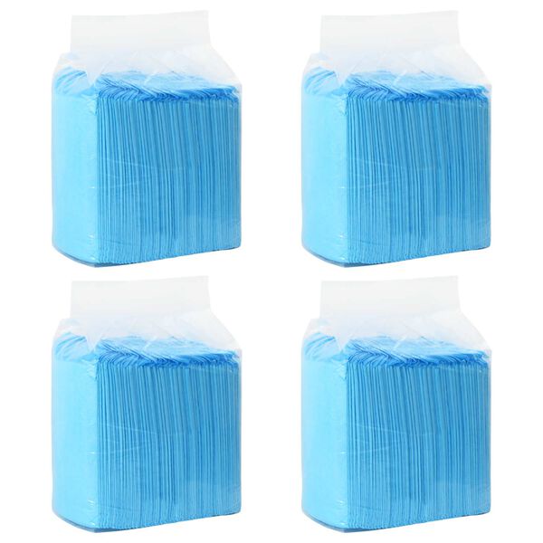 vidaXL Háziállat Képző Párna 200 pcs Kék és Fehér 120 x 80 cm