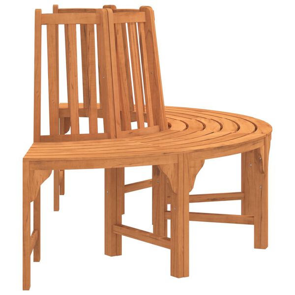 vidaXL t&ouml;m&ouml;r eukaliptuszfa f&eacute;lk&ouml;r alak&uacute; fapad &Oslash;208 cm