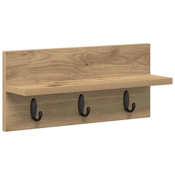 vidaXL Fali Kab&aacute;thorog Artisan t&ouml;lgy 40 x 10,5 x 18 cm Faanyag