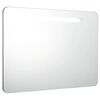 vidaXL t&uuml;kr&ouml;s f&uuml;rdőszobaszekr&eacute;ny LED vil&aacute;g&iacute;t&aacute;ssal 80 x 9,5 x 55 cm