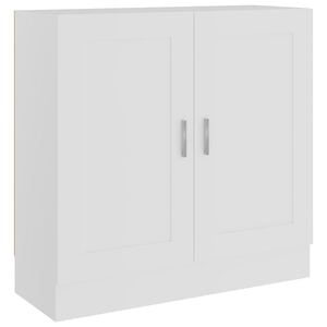 vidaXL feh&eacute;r szerelt fa k&ouml;nyvszekr&eacute;ny 82,5 x 30,5 x 80 cm