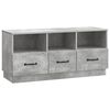 vidaXL TV szekr&eacute;ny fi&oacute;kkal Betonsz&uuml;rke 102 x 34,5 x 47 cm Szerelt Fa