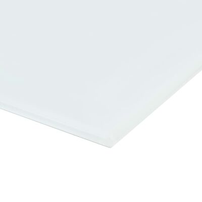 vidaXL fehér, falra szerelhető mágneses üvegtábla 80 x 60 cm