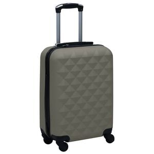 vidaXL antracitsz&uuml;rke ABS kem&eacute;nyfal&uacute; gurul&oacute;s bőr&ouml;nd