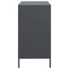 vidaXL antracit hidegen hengerelt ac&eacute;l t&aacute;lal&oacute;szekr&eacute;ny 68x39x73,5 cm