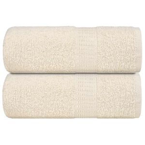 vidaXL 2 db kr&eacute;msz&iacute;nű FROGN mosd&oacute;t&ouml;rlő 30 x 30 cm 360 g/m&sup2;