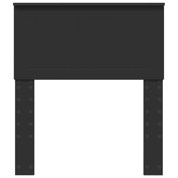 vidaXL Fejt&aacute;mla Fekete t&ouml;lgy 75 cm Faanyag