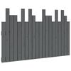vidaXL sz&uuml;rke t&ouml;m&ouml;r fenyőfa fali fejt&aacute;mla 127,5 x 3 x 80 cm