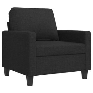 vidaXL fekete sz&ouml;vet kanap&eacute;fotel 60 cm