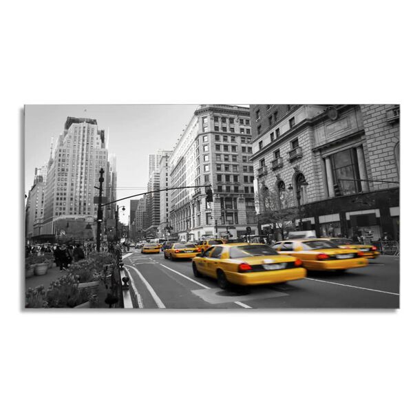 vidaXL négyszögletes dohányzóasztal üveglappal