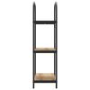 vidaXL K&ouml;nyvespolc Artisan t&ouml;lgy 60 x 30 x 109 cm Faanyag