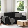 vidaXL fekete sz&ouml;vet loveseat kanap&eacute; 180x77x82 cm