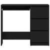vidaXL fekete szerelt fa íróasztal 90 x 45 x 76 cm