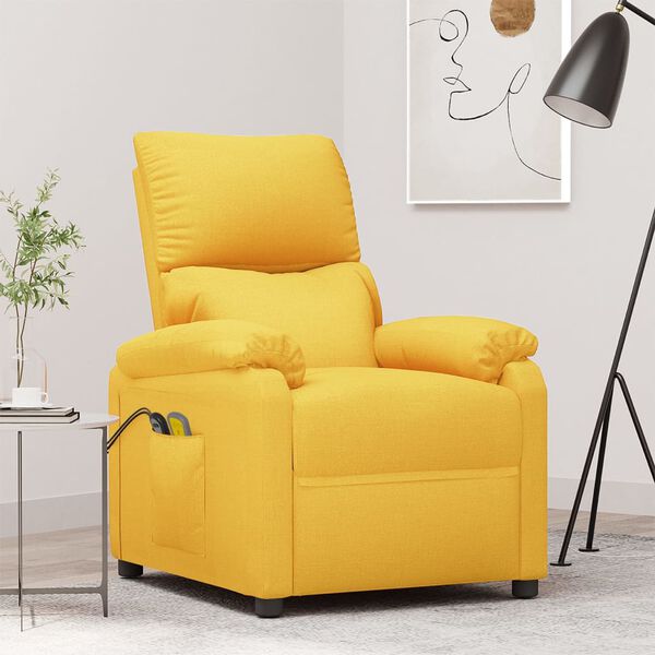 vidaXL s&aacute;rga sz&ouml;vet fel&aacute;ll&aacute;st seg&iacute;tő massz&aacute;zsfotel