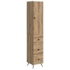 vidaXL Szekr&eacute;ny szett 2 db 34,5 x 34,5 x 90 cm Szerelt Fa
