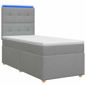 vidaXL Boxspring &aacute;gy matraccal Vil&aacute;gossz&uuml;rke 80 x 200 cm Sz&ouml;vet