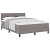 vidaXL Boxspring &aacute;gy matraccal matracmal T&oacute;psz&iacute;nű 140 x 190 cm sz&ouml;vet