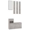 vidaXL betonsz&uuml;rke forg&aacute;cslap előszoba b&uacute;tor 100 x 25 x 76,5 cm