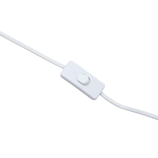 vidaXL feh&eacute;r fűzfa &aacute;ll&oacute;l&aacute;mpa 61 cm E27